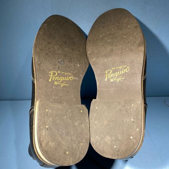 Original Penguin Mens Size 11 Chukka Leather Boots Black - Picture 7 of 8